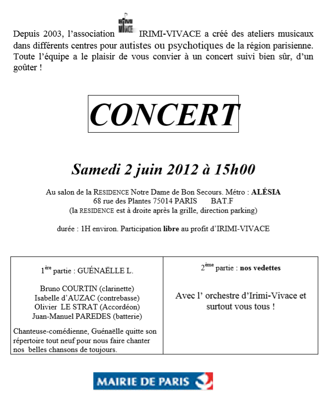 Read more about the article Concert 2012
